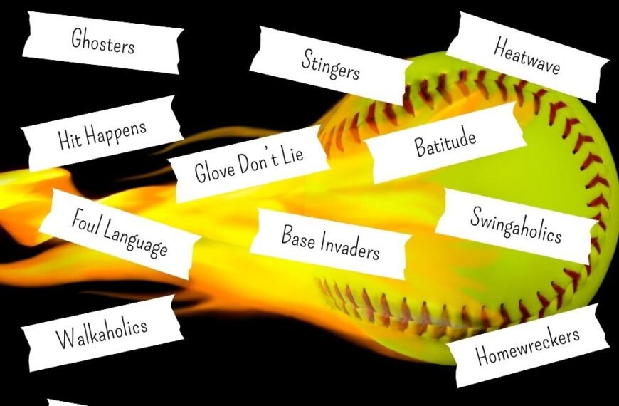  Best Funny Softball Names