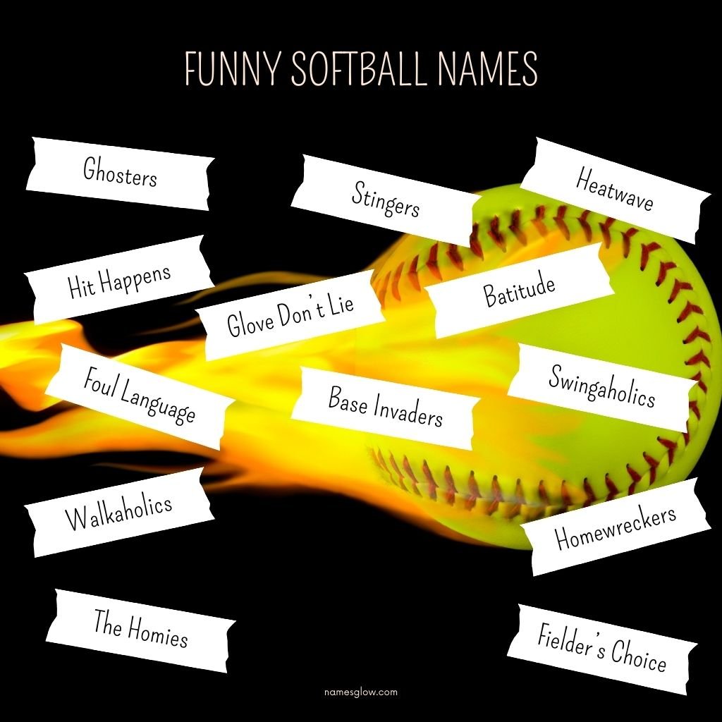  Best Funny Softball Names