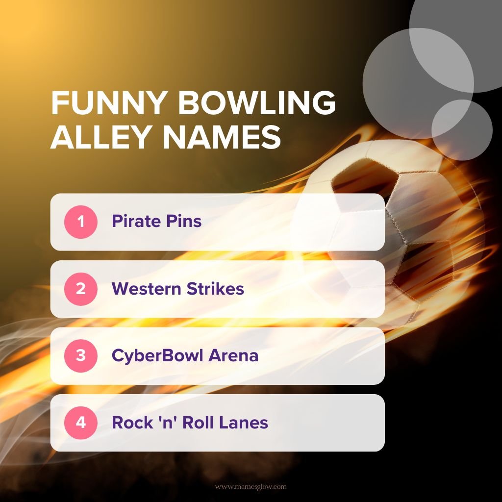Funny bowling alley names list 