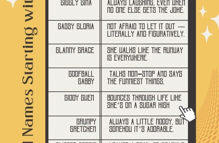 funny g names