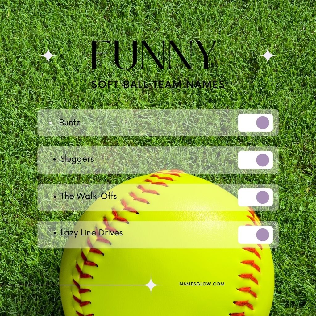 Girl funny softball names​ Ideas