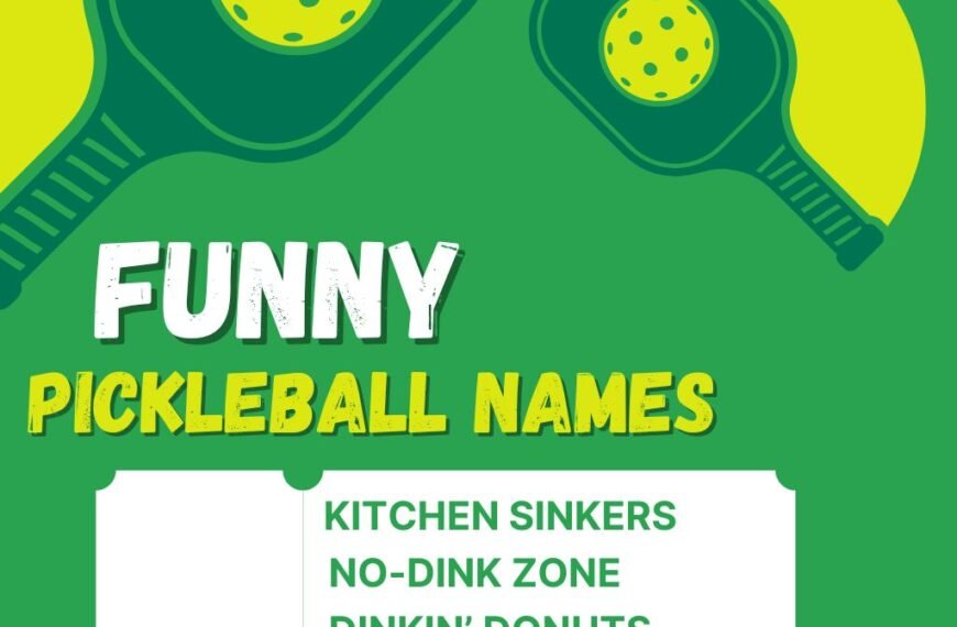 funny pickleball team names​